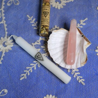 Bâton de massage quartz rose