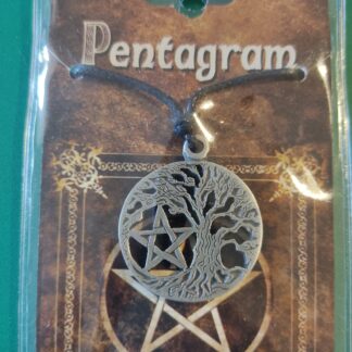 Collier Pentagramme/arbre de vie