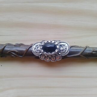 bague romantic obsidienne œil céleste