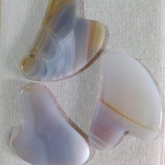 Gua sha en agate naturelle