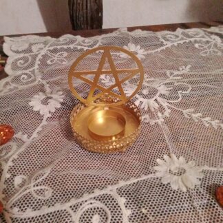 Bougeoir pentacle