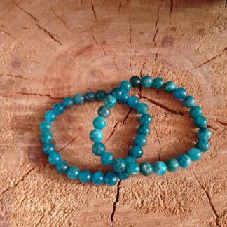 Bracelet enfant en apatite bleue