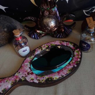 Gua Sha en obsidienne noire