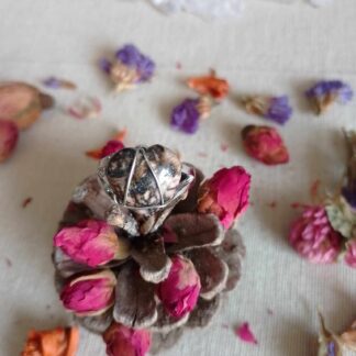 Bague réglable rhodonite