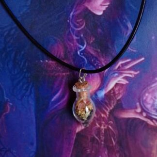 Pendentif fiole d'intention Sorcière