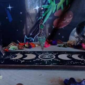 Pendule orgonite aventurine verte