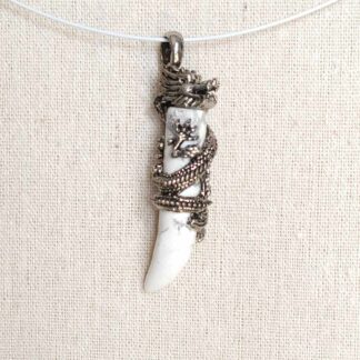 Pendentif magnésite, dragon