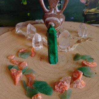 Obélisque malachite