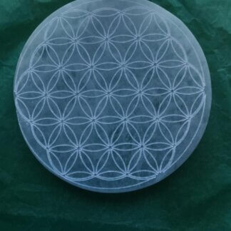 Disque gypse fibreux fleur de vie