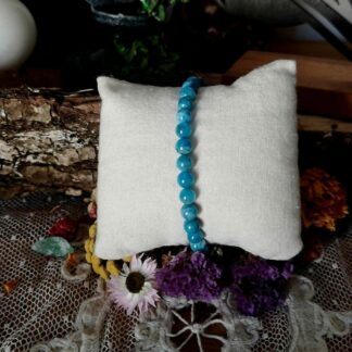 Bracelet Apatite Bleue — L'Appel des Eaux Profondes
