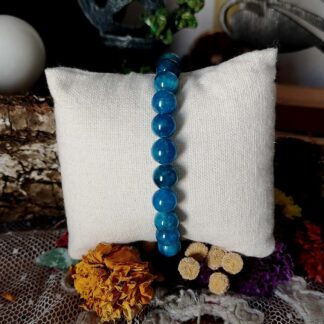 Bracelet Apatite Bleue — L'Appel des Eaux Profondes