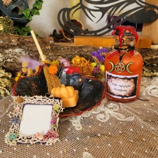Le Seuil des Ancêtres — Coffret rituel Samhain pour honorer la mémoire et fêter le Nouvel An des sorcières
